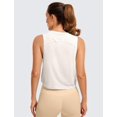 thumbnail image 2 of Remera CRZ YOGA de Algodón Pima sin Mangas con Sisa Grande y Corte Corto, 2 of 5
