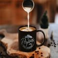 thumbnail image 6 of Gifts for Papa - Fathers Day Mug Gifts from Daughter Son, Dad Gifts, Birthday Gifts, Futtumy Black 11 fl oz Coffee Mugs Ceramic Mug Tea Cup, 6 of 10