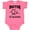 Hot Pink, variant on Inktastic Future Doctor in Training Boys or Girls Baby Bodysuit