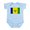 Sky Blue, variant on CafePress - Saint Vincent And Grenadines Infant Bodysuit - Baby Light Bodysuit, Size Newborn - 24 Months