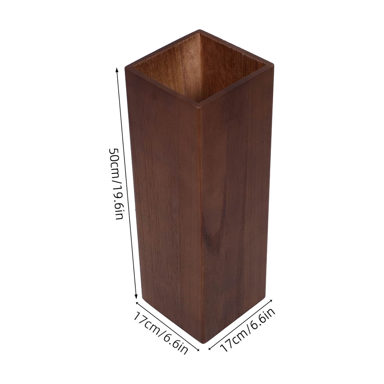 DEEPCRAFF Vintage Wooden Umbrella Stand Organizer for Entryway, Hallway, and Home Storage Rack, Wood Umbrella Holder