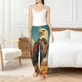 thumbnail image 6 of Lsque Western Desert Cactus Bald Eagle Print Women's Pajama Pants, Lounge Pant - Comfortable Home Wear,Elastic Waistband, Stylish Design-Small, 6 of 9