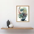 thumbnail image 2 of Spring Wildflowers Growing in a Glass Flower Pot Art Print Framed Poster Wall Decor 12x16 inch, 2 of 5