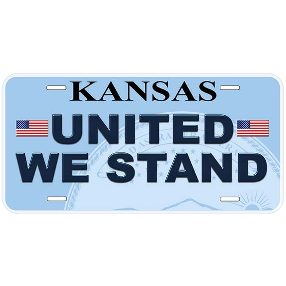 Kansas United We Stand Novelty Car Auto License Plate