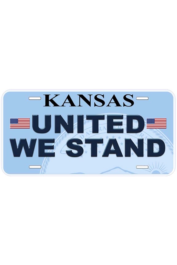 Kansas United We Stand Novelty Car Auto License Plate
