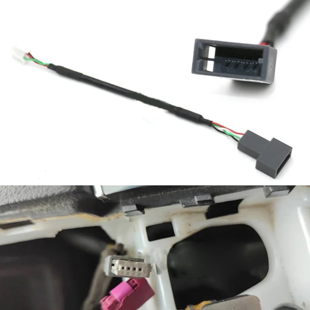 SPRING For 307 For C5 Etc USB Conector Female To Male For Android Multimedia 4 Pin Direct Installation Car Accessories 4Pin