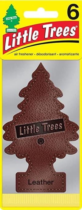 Little Trees 60290 Leather Scented Hanging Air Freshener for Car & Home 72 Pack!