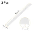 thumbnail image 2 of Uxcell 2 Pack 30" Silicone Kitchen Stove Counter Gap Filler Cover for Stovetop, White, 2 of 6