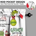 thumbnail image 2 of Kitchen Curtains Small Short Cafe Window Curtains Rod Pocket Bathroom Tier Window Treatment Drapes 54x18inch, 2 of 3