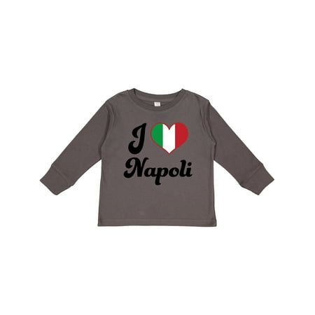 

Inktastic I Heart Napoli Gift Toddler Boy or Toddler Girl Long Sleeve T-Shirt