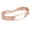 Rose Gold, variant on BIMZUC Replacement Strap for Smart Watch 6, Metal Band Bracelet, Adjustable Stainless Steel Wristband (3.15 inches / 8 cm) - Rose Gold