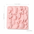 thumbnail image 3 of 15 Cavity Squirrel Deer Animal Harvest Festival Soft Candy Cookie Mold, Dessert Chocolate Silicone Mold 7x6 Inch, 3 of 7