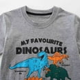 thumbnail image 3 of TAIAOJING Toddler Boys Outfits Sets For Summer Colorful Dino Print Short Sleeve T-Shirt And Shorts For Active Play Outdoor And Photoshoots For Ages 1 7 Relaxed Fit 3-4Y, 3 of 8