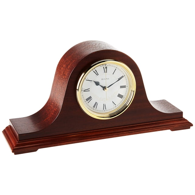Reloj de Sobremesa Bulova B1929 Acabado Caoba a Batería