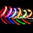thumbnail image 5 of Collar de perro ligero, collar de perro LED recargable, collar de seguridad ajustable micro USB para perro, 5 of 5