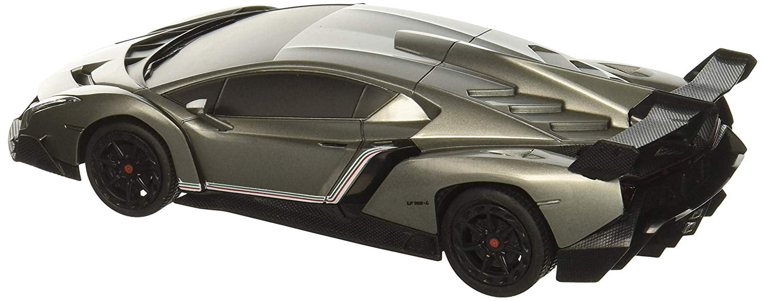 1/24 Scale Lamborghini Veneno Car Radio Remote Control Sport Racing Car RC,Silver