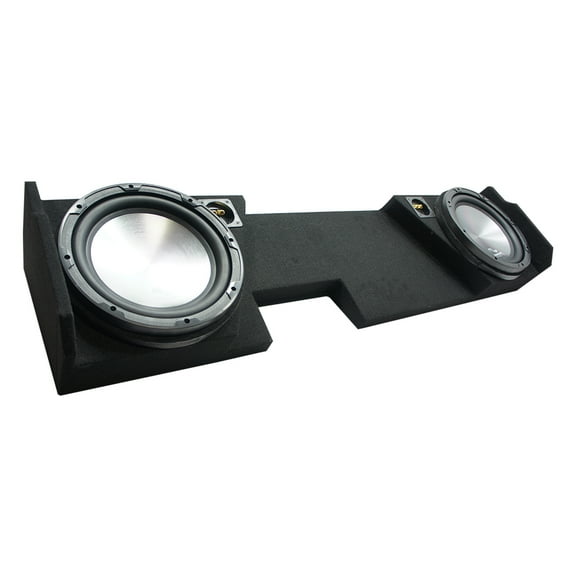 2014 - 2018 GMC Sierra Double Cab Harmony HA-A102 Dual 10" Sub Box 2 Ohm New