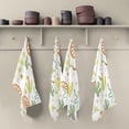 thumbnail image 2 of Wild West Cow Skull Dish Towels Set of 4, Wheel Cactus Snakes Washable Tea Towels Dishcloths Lint-Free 18x28 Inch Fast Drying for Kitchen Restaurant Bar Clean, 2 of 7