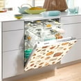 thumbnail image 2 of Yayeee Magnetic Dishwasher Cover for The Front Decoration Home Kitchen Machine Sticker Protector, Fall Beige Pumpkin, 2 of 6