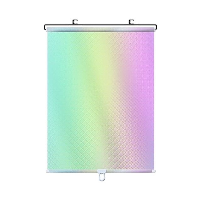 Becaristey Rideau Pare-Soleil Occultant Universel pour Fenêtre de Voiture, Draperie d'Intimité 40x125 cm Argent 1 Ensemble