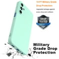 thumbnail image 3 of Ebizware Shockproof Liquid Silicone Protective Cell Phone Case for Samsung Galaxy A15 5G, Mint Green, 3 of 9