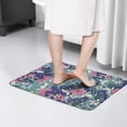 thumbnail image 4 of Pioneer Flower Floral Print Flannel Non Slip Door Rugs,Washable Door Mats Indoor,Decorative Door Mats,Dirt-Resistant and Absorbent Doormat for Entrance,Bedroom,Kitchen,Bathroom,23.5"x16", 4 of 5