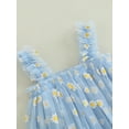 thumbnail image 5 of Bagilaanoe Toddler Baby Girl Summer Dress Sling Sleeveless Daisy Print A-line Tulle Princess Dresses 6M 12M 2T 3T 4T 5T Kids Casual Swing Sundress, 5 of 9