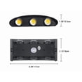 thumbnail image 2 of Lámpara de pared LED Spotlight de 6 W, luz cálida, impermeable, para exteriores, 2 of 3