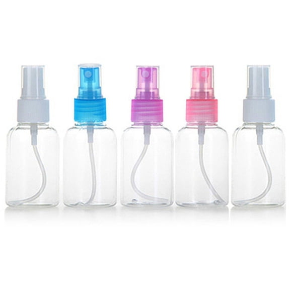Billuyoard Botellas recargables de 5 uds. De 50ML, atomizador de botella de Perfume de plástico transparente de viaje, botella de Spray pequeña vacía, Suministros de limpieza para el hogar TYPE1 Billuyoard JJ3764-00