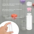 thumbnail image 4 of Uxcell 10Pcs Clear Glass Sample Vials, Small Liquid Bottles Pink 20ml, 4 of 7