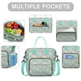 thumbnail image 2 of Pioneer Flower Floral Print Pattern Womens Lunch Box for Work,Insulated Large Lunch Bag for Tween and Teen,Loncheras Para Mujer,Leakproof Adult Lunch Bag for Work,Beach,Travel,Picnic,Camping, 2 of 7