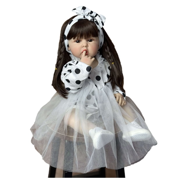 Muñeca renacida lindo bebé bzdoll 55cm chupa el dedo realista