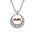 thumbnail image 1 of Rojo coches clasicos silueta geométrica Collares Colgante Retro Moon Stars Jewelry Unbranded M, 1 of 3