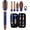 Blue Noir, variant on MAVIÉ 6-in-1 Hot Air Multi-Styler with Case, Hair Dryer & Blow Dryer Thermal Round Brush, Auto-Wrap Curler & Straightener, Fast Drying & Negative Ion Styling for Frizz-Free Blowouts (Peony Blush)