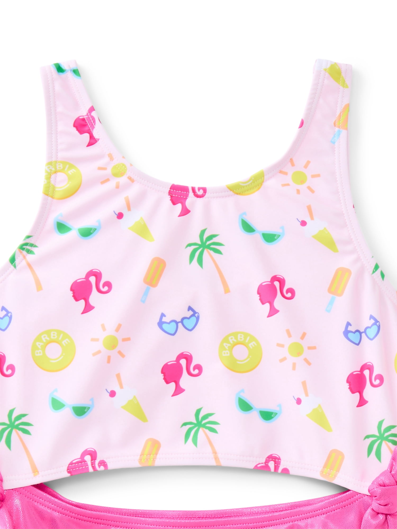Dreamwave Apparel Girls Barbie Character Swimsuit One-Piece, Sizes 4-12