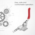 thumbnail image 3 of Toggle Clamp, Galvanized Quick Holding Latch Clamp Hand Tool Fixed Toggle Clamp Pull Action Hand Tool  For Industry For Circuit Boards, 3 of 8