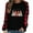 Black, variant on Odeerbi Christmas Tops For Women 2025 Long Sleeve Blouses Plaid Print Splicing Round Neck Pullover Shirt T-Shirt Black
