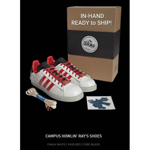 Sz 13.5 - Adi - das Campus 80's Howlin' Ray's Nashville Hot Shoes (FZ6566) *NIB!*