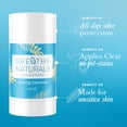 thumbnail image 2 of Breathe Naturals Deodorant - 24 Hour Freshness - Aluminum Free & Vegan - For Sensitive Skin, Men, Women & Kids - 2.6 oz Stick - Made in the USA - (Cooling CocoMint), 2 of 9