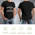 thumbnail image 5 of Gabagool Men's Cotton HD Print Short Sleeve T-Shirt Crew Neck Top Black XL, 5 of 7