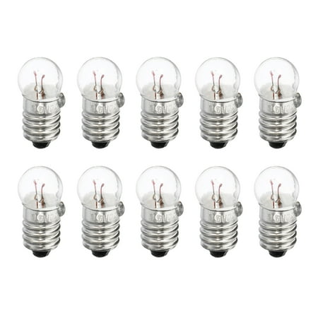 

Uxcell Warm Yellow Light E10 1.5V Mini Incandescent Bulbs with Box 10 Pcs