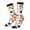 2 Black-1, variant on Autumn Pumpkins Fall Leaves Print Adult Socks for Men & Women,Calf Socks, Ankle Socks,Boots Socks,Breathable Casual Sock,Unisex Crew Socks