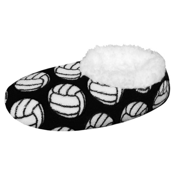 Volleyball Fans Rejoice: Get Cozy with Snoozies Volleyball Slippers/Foot Coverings