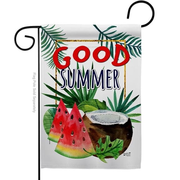 Angeleno Heritage G135065-BO Good Summer Fruity Summertime Fun & Sun 13 x 18.5 in. Double-Sided Decorative Vertical Garden Flags for House Decoration Banner Yard Gift