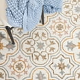 thumbnail image 6 of SAFAVIEH Micro-Loop Karenza Medallion Area Rug, Ivory/Grey, 4' x 6', 6 of 11