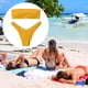 thumbnail image 3 of Soidarity Traje de baño elástico de piezas para mujer, ropa de playa sencilla, ropa de baño de ocio para vacaciones de verano Traje de baño Naranja Soidarity OD021141-04B, 3 of 6