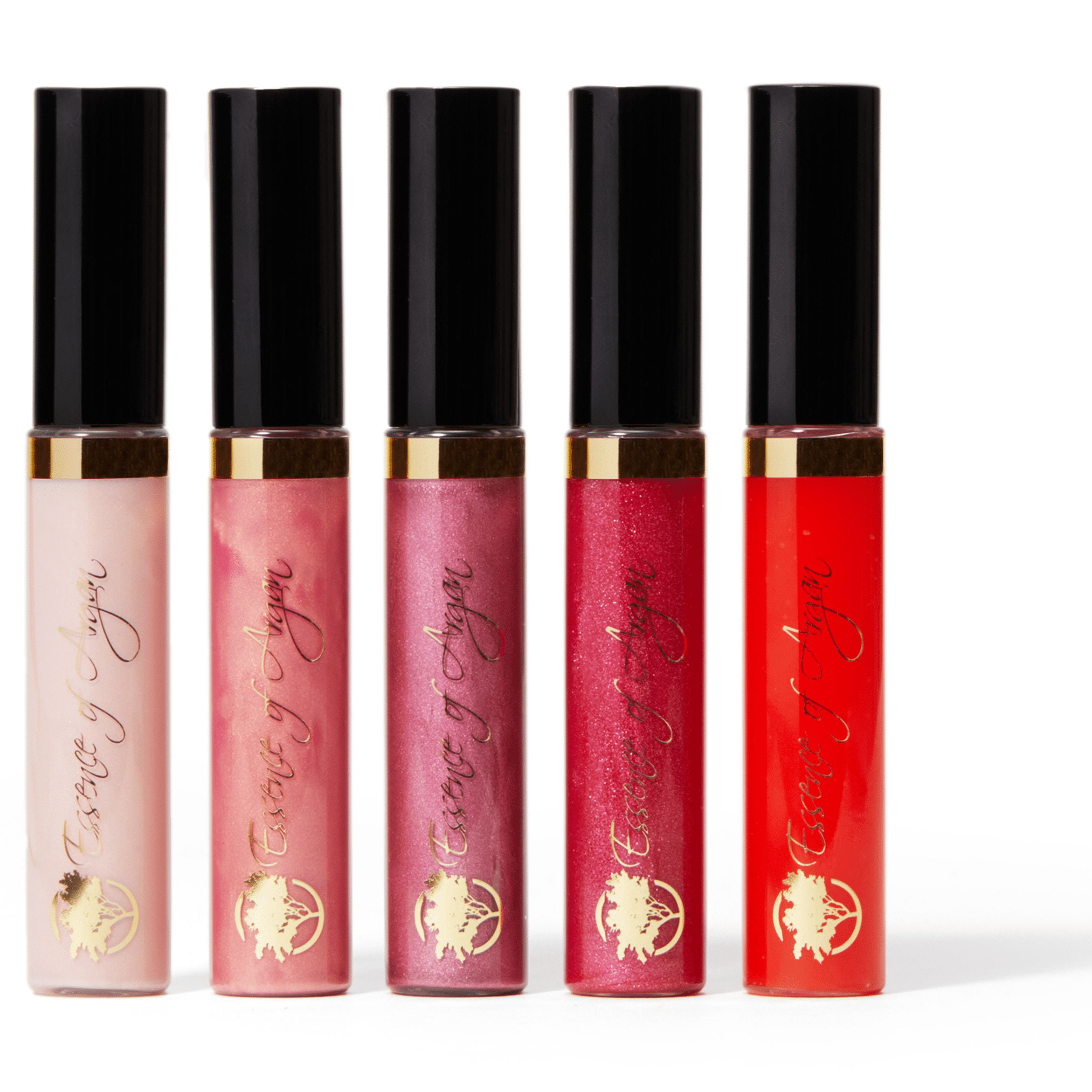 Essence of Argan Lip Gloss, Organic, Moisturizing, Plumping, Cherry Rose