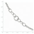thumbnail image 2 of 14K White Gold bracelet Links Textured 8 in Polished Fancy Link, 2 of 2