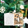 thumbnail image 3 of Adornos navideños, regalos navideños, citas bíblicas de madera, adornos navideños de nacimiento, colgantes para decoración navideña del hogar, colgante del nacimiento de Jesús, 3 of 6
