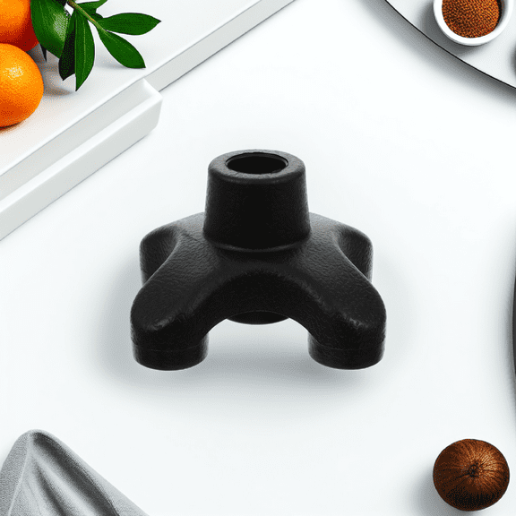 BESTOYARD Walker Replacement Tips Cane Tip Rubber Black 1Pcs